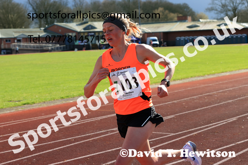 Senior Womens 6 Stage Road Relay, 2026 Northern Mens 12 and Womens 6 Stage Road Relays and Young Athletes 5k, Sheepmount Stadium, Carlisle. Photo: David T. Hewitson/Sports for All Pics